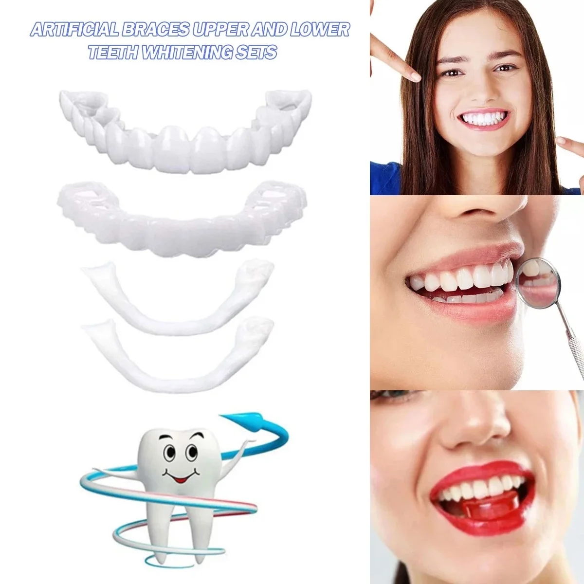 Teeth Whitening Veneers - Diş Kaplamaları Beyazlatma Protezleri Diş Telleri