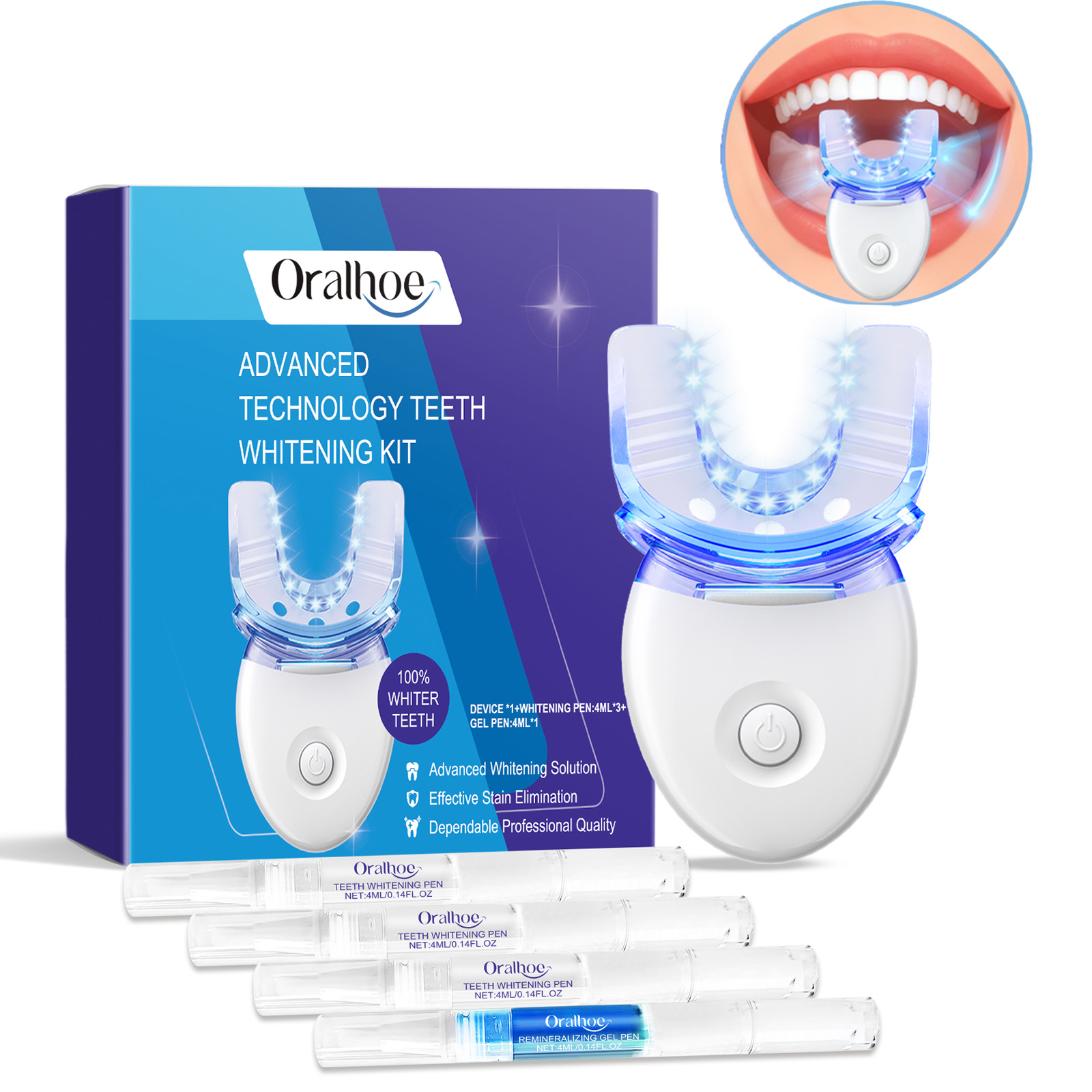 Teeth Whitening Price - Profesyonel Diş Beyazlatma LED Işık Kiti,