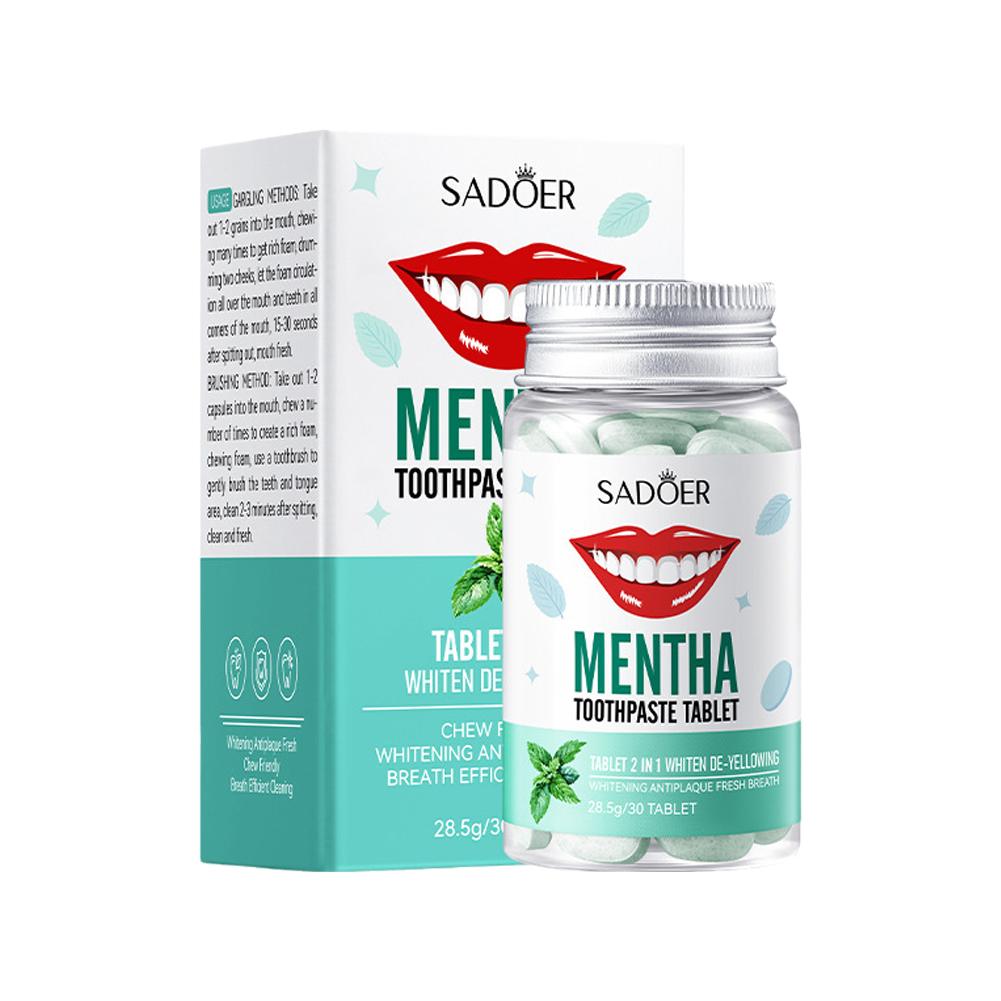 Teeth Whitening Price - Nane Katı Diş Macunu Tabletleri Nane