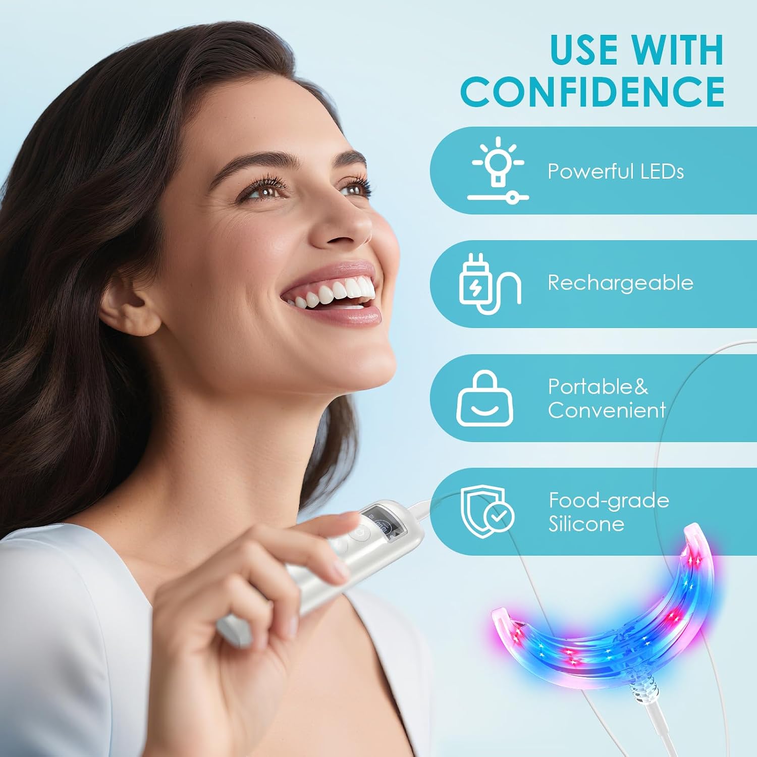 Diş Beyazlatma Hızlandırıcısı  - Teeth Whitening Blue Light incelemesi ve fiyatı