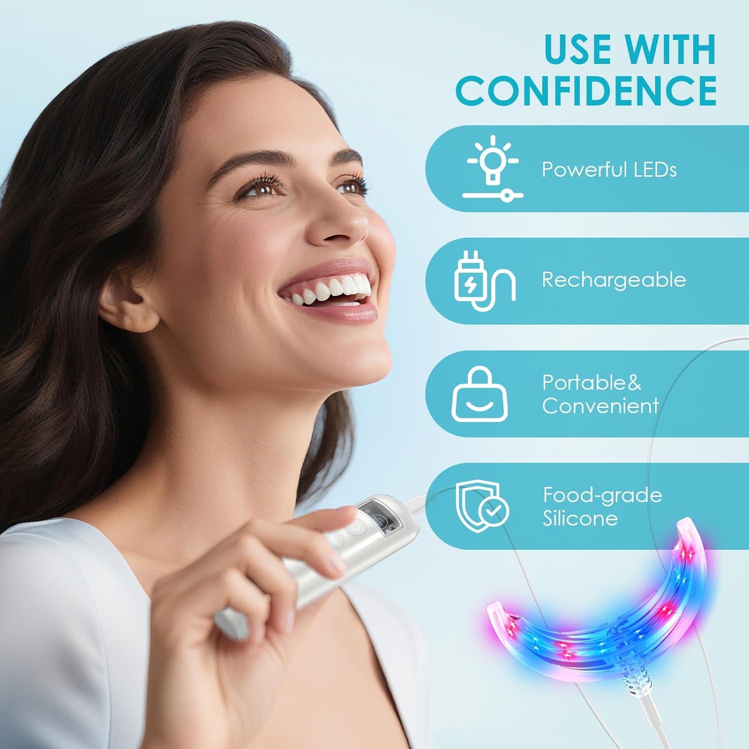 Diğer adımlar: Diş Beyazlatma  - Teeth Whitening Blue Light incelemesi ve fiyatı